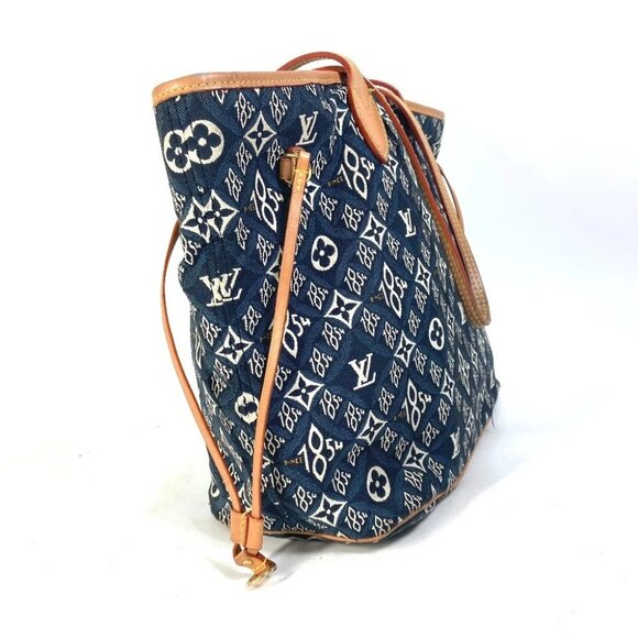 LOUIS VUITTON M57484 Monogram jacquard with pouch NeverfullMM SINCE1854 Tote Bag - Picture 2 of 16